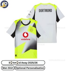 D0rt^_^mund Away Men Football Shirt 2025_26